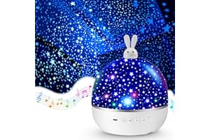 kufire Planetarium with 22 Types of Projection Film, Popular for Home Use, Indirect Lighting with Bluetooth Speaker, Stylish, Multicolor, Rechargeable Night Light with Remote Control, Bedside Lamp