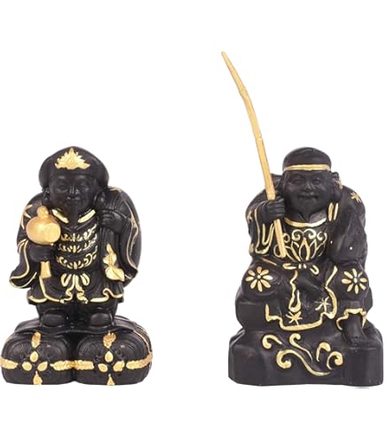 Amazon｜好運 金色 恵比寿 像 (寿台座 & 化粧箱 付) 24K 純金メッキ
