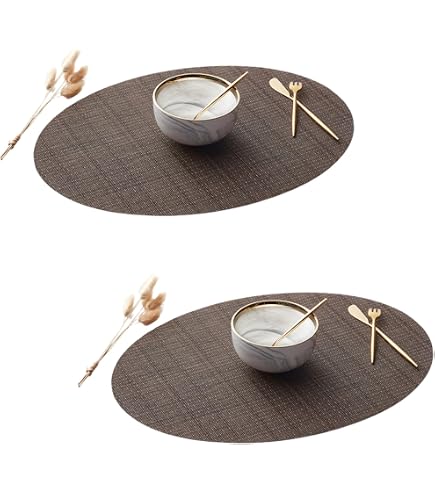 Amazon｜山中漆器 ラックヌーボー（LAQUE NOUVEAU）楕円プレースマット