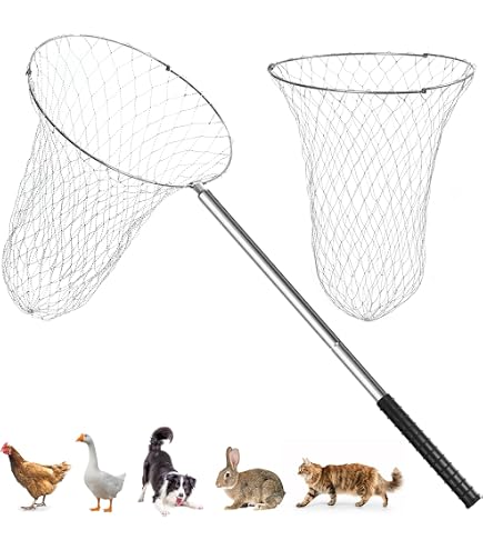 Amazon.co.jp: 動物捕獲用網 猫 捕獲 器 用 網 折りたたみ式