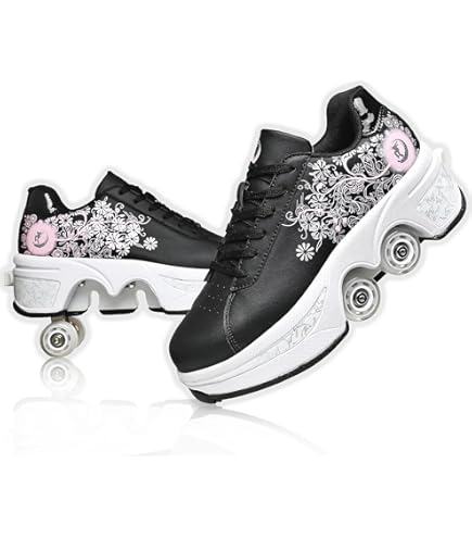 Amazon.co.jp: HEELYS(ヒーリーズ) VELOZ-BLACK/RAINBOW NYLON CANVAS