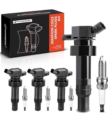 OEM HITACHI 4 Ignition Coil for 2016-2017 Honda Civic 1.5L L4 Turbo, CM11-124A