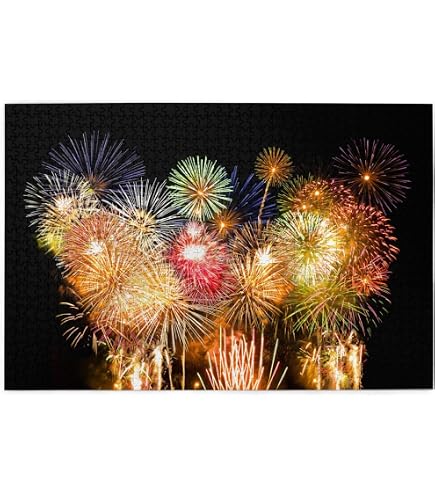 Amazon | 山下清 ジグソーパズル 長岡の花火 1000ピース の放浪画家