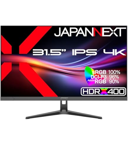 Amazon.co.jp: JAPANNEXT 31.5インチ モニター 4K UHD 3840x2160解像度