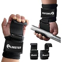 Amazon | LINSTER ウェイトリフティングフック (ペア)、幅 9cm