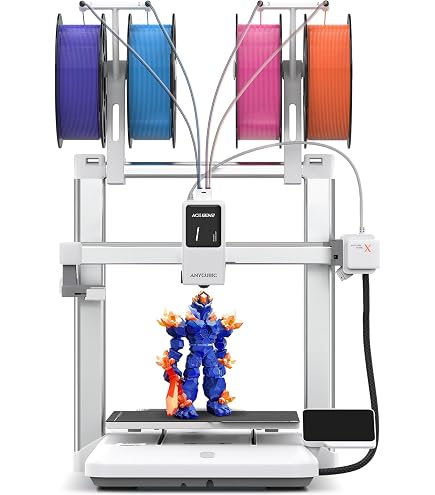 Amazon | ANYCUBIC Kobra X 高速3Dプリンター、ネイティブ4色＆最大19