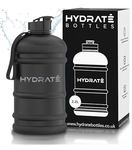 Gym Keg 2L Insulated Metal Water Bottle - Black - Keeps Drinks Cold 24h - View #3