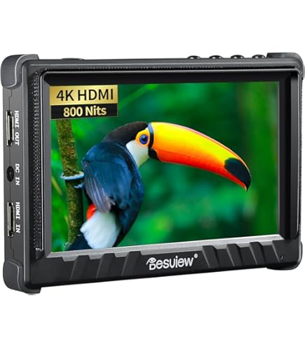 Amazon.co.jp: ANDYCINE C7 Lite 7-inch Touch Field Monitor, 3 Power