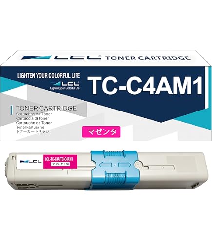 Amazon.co.jp: LCL OKI用 TC-C4A TC-C4AY2 (1パック イエロー) 互換