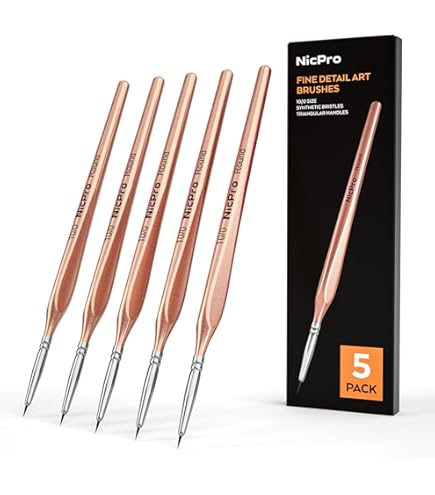 XDT#579 Flat Art Brush Set 12Pc #1#2#3#4#5#6#7#8#9#10#11#12 Hog X-Long Handle