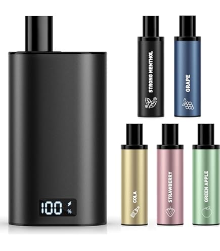 Amazon | VAPE STEEZ NON-NICOTINE E-CIGAR 使い捨て電子タバコ 吸引