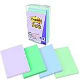 ポストイット 付箋 強粘着 ノート マルチカラー2 75×50mm 45枚×4冊 656SS-MC-2