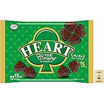 Amazon | OKURUX 不二家 ハートチョコレート クリスピー 71g ×1袋