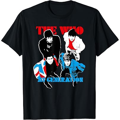 Amazon | ザ・フー公式ジャパンアート73 Tシャツ | Tシャツ