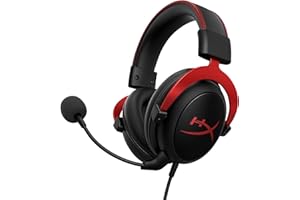 Kingston HyperX Cloud II Gaming Headset for PC and PS4 - Red (KHX-HSCP-RD)