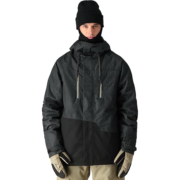 新品 686 メンズスノボウエア L Geo Insulated Jacket セットアイテム対象 686 シックスエイトシックス GEO INSULATED