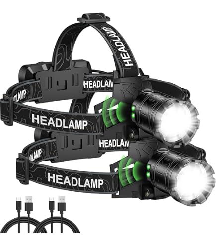 BERCOL Linternas De Luz De Flash Recargable De Alto Lúmenes, 990,000