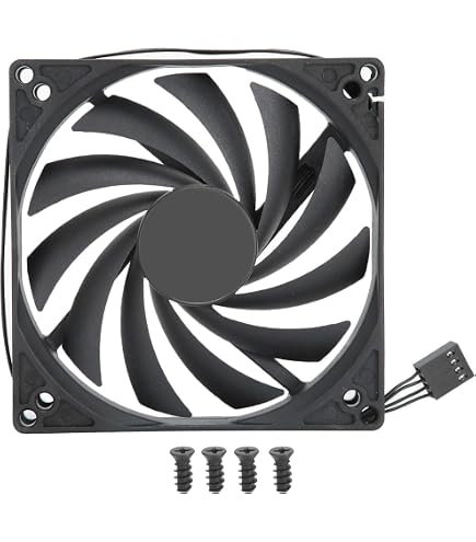 Amazon.co.jp: ASHA CPU冷却ファン、12V 4ピンサイレント冷却ファン