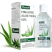 Gel D'Aloe Vera Pur Bio Netra Avec Vitamine C & E - Pour La Peau - Taille Voyage - Neuf
