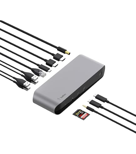 Amazon.co.jp: Belkin Thunderbolt 3 Dock Pro Grey 2 フィート