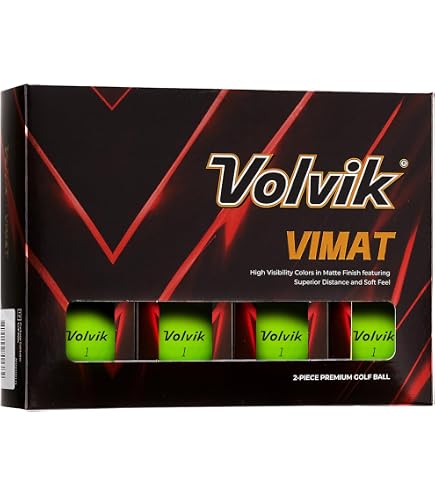 Amazon.co.jp: Volvik Vivid マット仕上げ カラーゴルフボール (1
