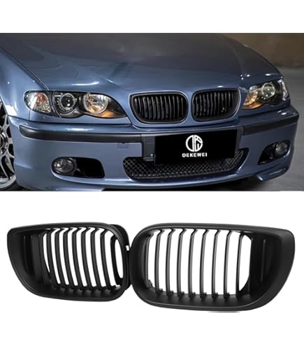 BMW E46 M3フロントグリル 4個セット Amazon | ユーロスタイル フロントキドニーグリル カーボンファイバー