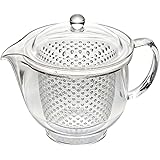 曙産業 ティーポット クリア L 日本製 透明でお茶の出具合がよく見える プラスチック製で割れにくい 水切れがよく注ぎやすい 目詰まりしにくいプラスチック製ストレーナー クリアティーポット TW-3717