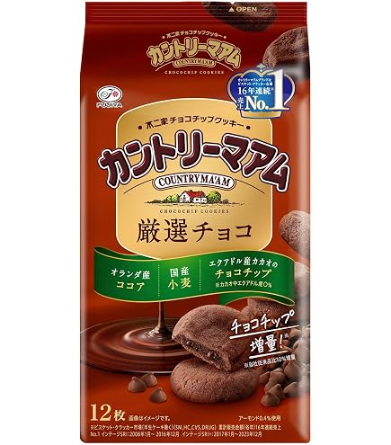 Amazon.co.jp: カントリーマアム 不二家 厳選バニラ/厳選チョコ