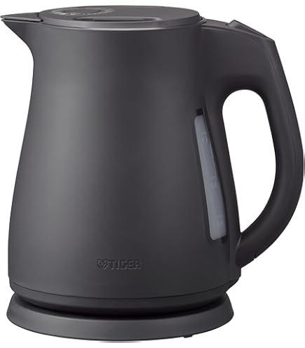 Amazon | ツインバード 電気ケトル 1.0L TP-4483GY グレー | TWINBIRD