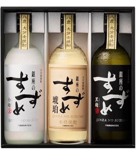 Amazon.co.jp: 八鹿酒造 銀座のすずめ琥珀 麦 25度 瓶 1800ml : 食品