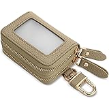[Dockii] 本革 キーケース スマートキーケース メンズ キーケース レディース カバー型 キーホルダー 牛革 メンズキーケース スマートキー 車キーケース 本革 キーカバー かわいい シボ革 カラビナ付き キーリング キーチェーン 日本製