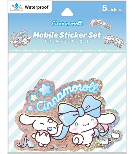 Amazon.co.jp: シナモロール ミニステッカー 星空 キャラクター