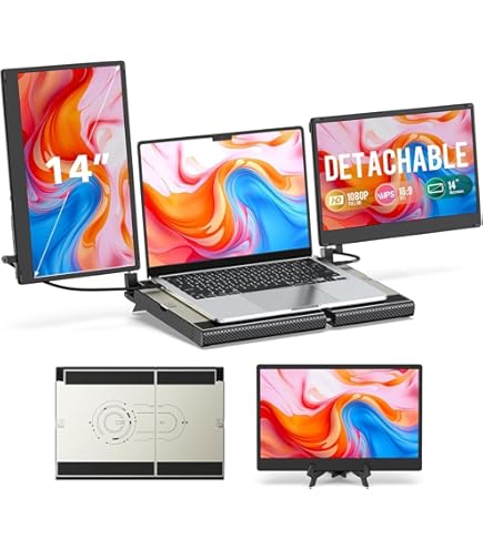 NexPad USB-C Portable Monitor for Laptop. 12 inch FHD 1080P IPS