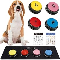 犬用 会話ボタン 音声ボタン ベル コミュニケーション しつけ訓練 ペット 犬用 録音ボタン 会話ボタン 音声ボタン ベル