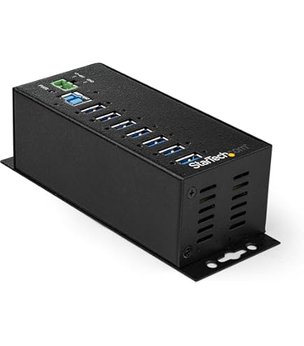 Amazon.co.jp: StarTech.com 10ポート産業用 USB 3.0ハブ ESD & 350W