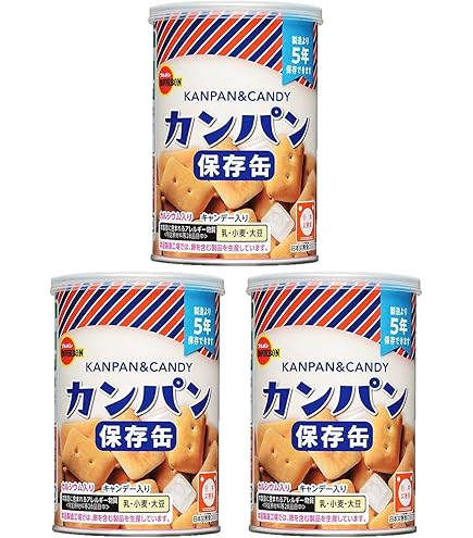 Amazon | カンパン100g 6缶入り | Sanritsu | 備蓄用保存パン 通販