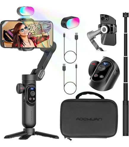 スマホ用 ジンバル3軸スタビライザー Amazon.co.jp: AOCHUANスマホ用3軸ジンバルスタビライザー