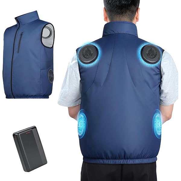 Amazon.co.jp: [DUOMEV] 空調作業服 冷却ベスト【2026新登場 2つ冷却