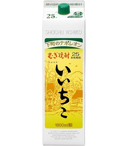 Amazon.co.jp: 大分麦焼酎 紙パック 12本セット 老松酒造 むぎっちょ