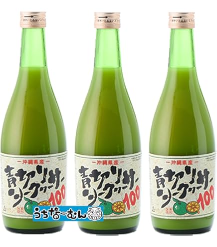 Amazon.co.jp: 沖縄特産販売 青切りシークワーサー100 500ml ×6本