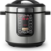 Philips Viva Collection All-in-One Multicooker, ProCeramic+ Pot 6L, 1300W, Automatic Keep Warm for 12 hours, Multi Cooking Mo