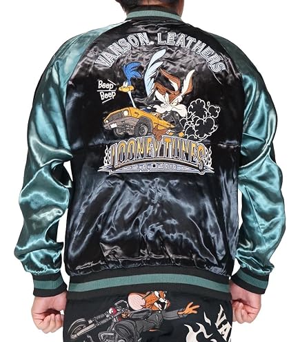 新品】スカジャン ルーニー・テューンズ「ティービーサタデー」豪華