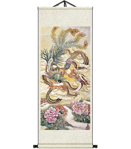 Amazon.co.jp: 北条裕華 龍上白衣観音 F4号 高精彩工芸画 手彩補色