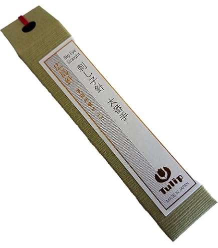 オリジナル　刺しゅう3cmくらい Amazon | 刺しゅう針 『刺し子針 細番手 THN-103』 Tulip