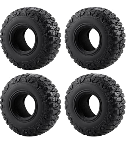 Amazon | 4個 RC タイヤ クローラー 2.2インチホイール140mm rc
