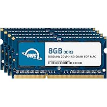 Amazon | OWC 32GB（8GB x 4）1867MHz DDR3 SO-DIMM PC3-14900 204ピン