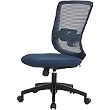イトーキ サリダ YL5A ネイビー オフィスチェア【背中を支えるハイバック/腰への負担を軽減 ランバーサポート/通気性・メッシュ素材/快適な座り心地/シンクロロッキング / 360度回転 / 95mm座面上下昇降 / イトーキ品質 / 3年保証 /