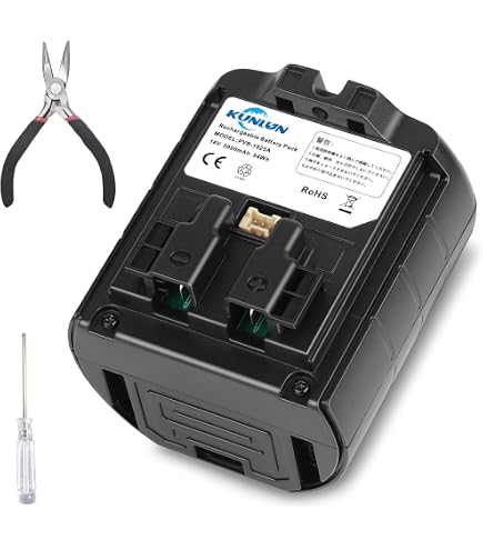 Amazon.co.jp: 3000mAh PVB-1825A PV-BFL1008 掃除機用バッテリー for
