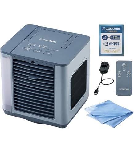 Amazon | [Shop Japan] ここひえ R6 CCH-R6WSW 白 ホワイト 冷風扇