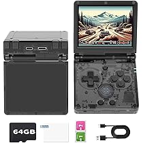 Amazon.co.jp: Anbernic RG35XXSP Flip 携带型ゲーム機 折畳み